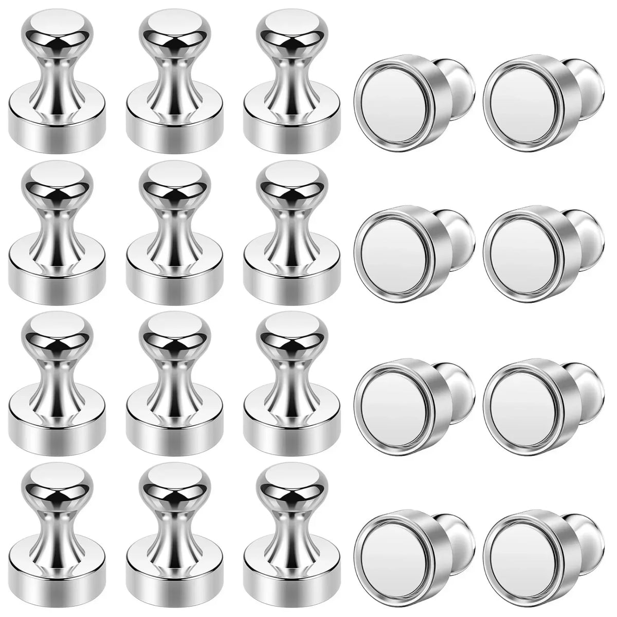 5/20pcs Magnetic Pins Neodymium Magnetic Thumbtacks for Whiteboard Cone Super Strong Fridge Pushpin Magnets Home Storage Tools