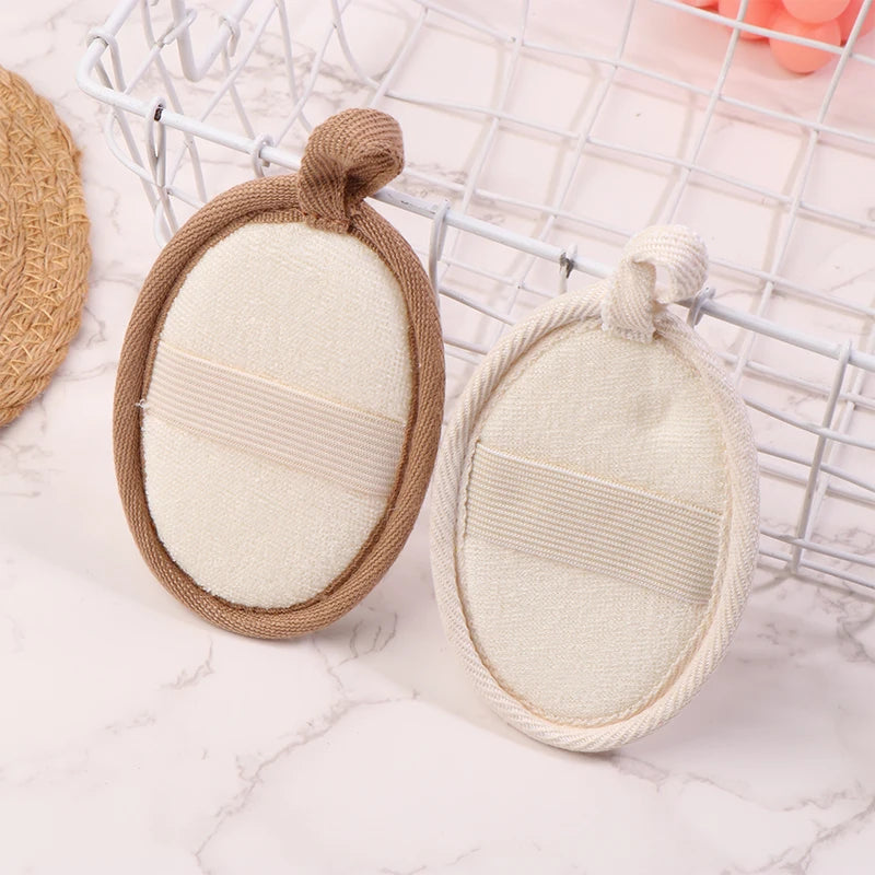Natural Loofah Body Scrubber Bath Exfoliating Sponge Soft Shower Brush Cleaner Pad Exfoliator Shower Puff Body Skin Care Tool