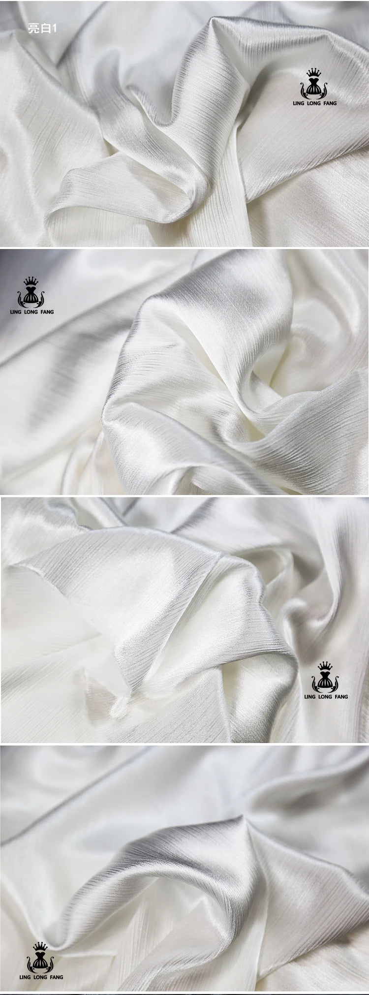 High End Glossy Texture Satin Fabric Smooth Imitation Acetate Silk Fabric Cheongsam Dress Designer Fabric Sewing Accessories