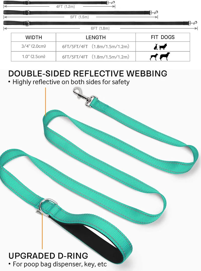 Reflective Safety Rope for Dog Cat Leash Rope Pet Lead Belt Outdoor Training Dog Lanyard for Small Medium Large Dogs Product