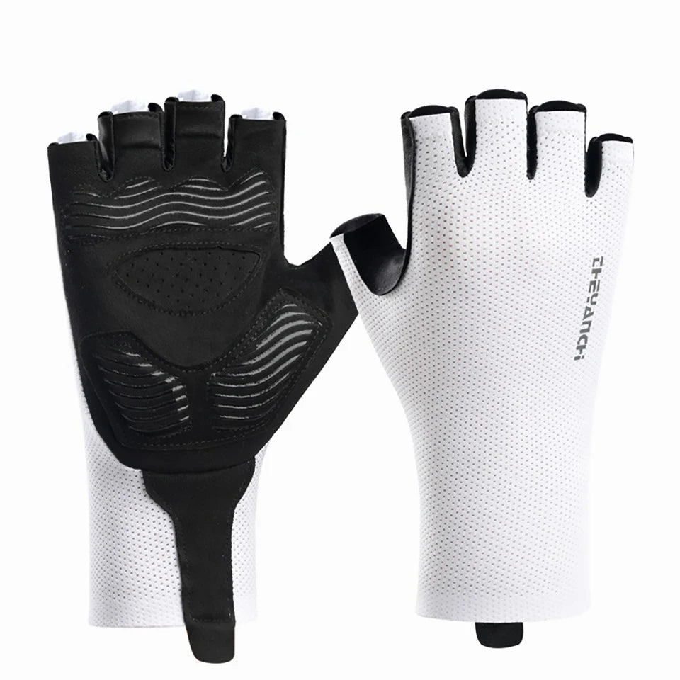 GETINFIT 1Pair Half Finger Gloves Outdoor Sports Gloves Summer