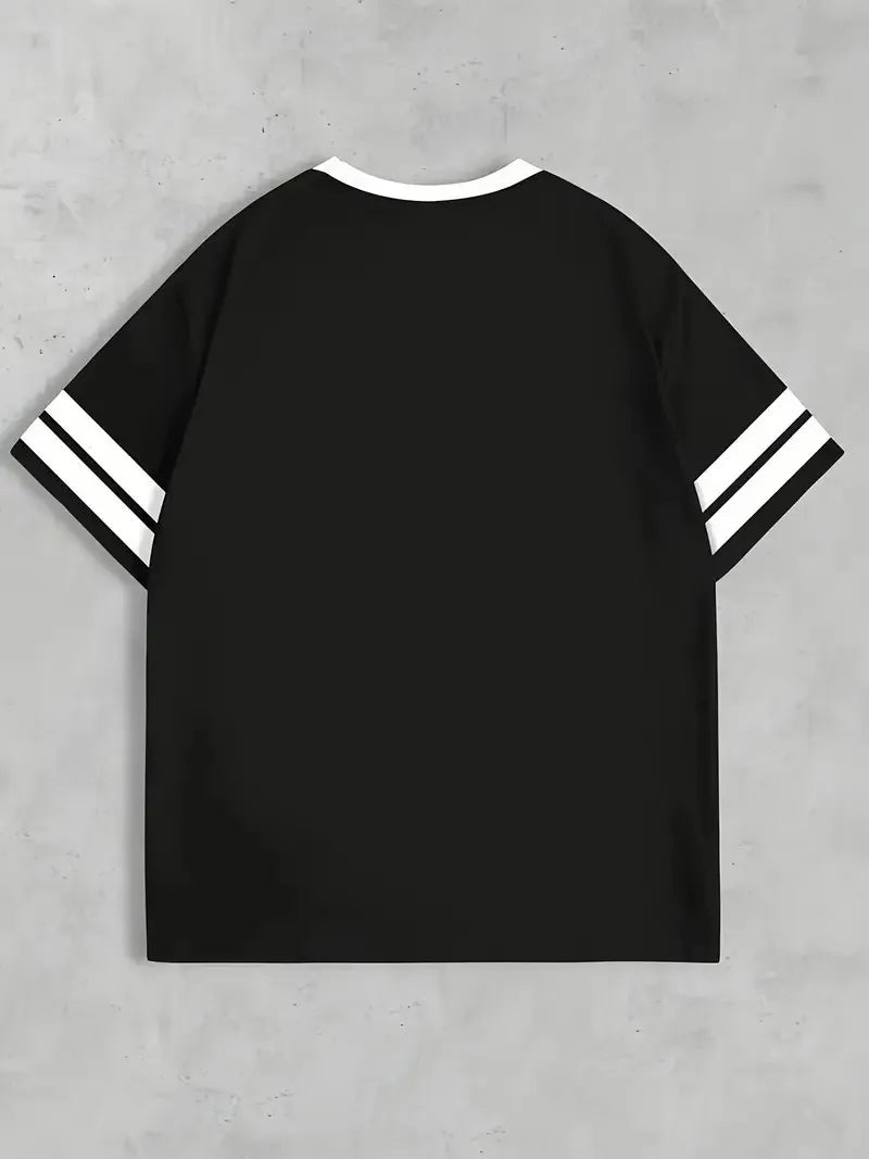 Summer New Men's T-Shirt Breathable Casual Sporty Digital Print