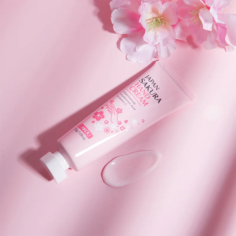 Sakura Nourishing Hand Cream Hands Moisturizing Anti-chapping Brightening Hydrating Hand Cream Hand Skin Care Products Wholesale