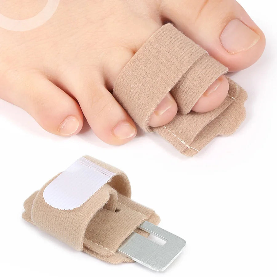 Hammer Toe Straightener Toe Splints Bandages for Correcting Hammertoe Crooked & Overlapping Toes Protector
