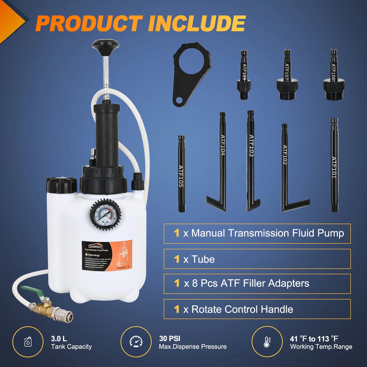 NiLight 3L Transmission Fluid Pump Kit