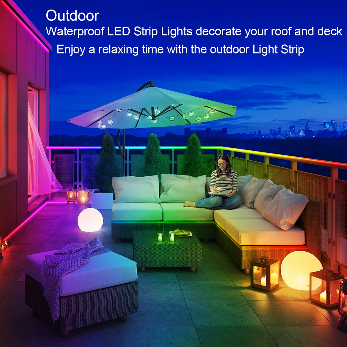 200ft Outdoor Waterproof LED Strip Lights