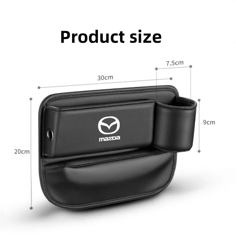 Mazda Leather Car Seat Gap Storage Box