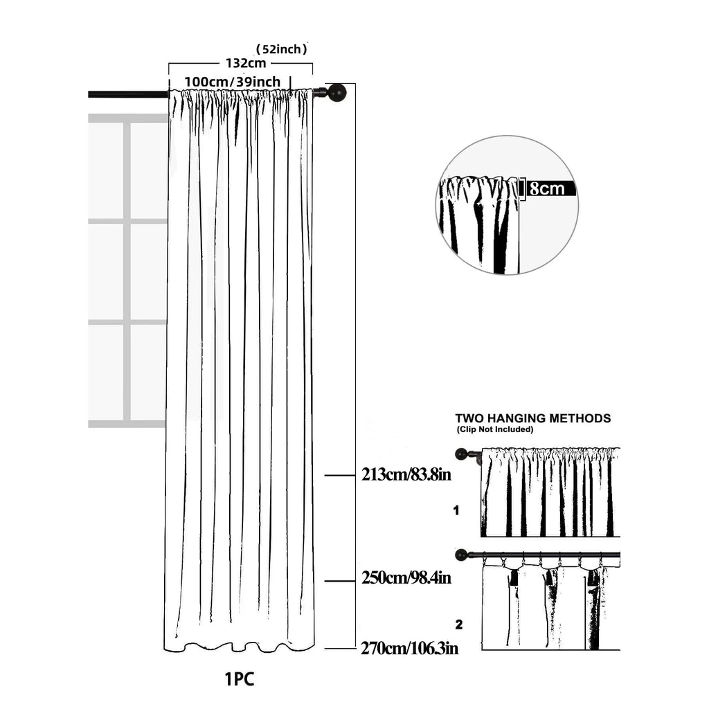 Lace Beaded Modern Simple Window Screen Curtains for Living Dining Room Bedroom
