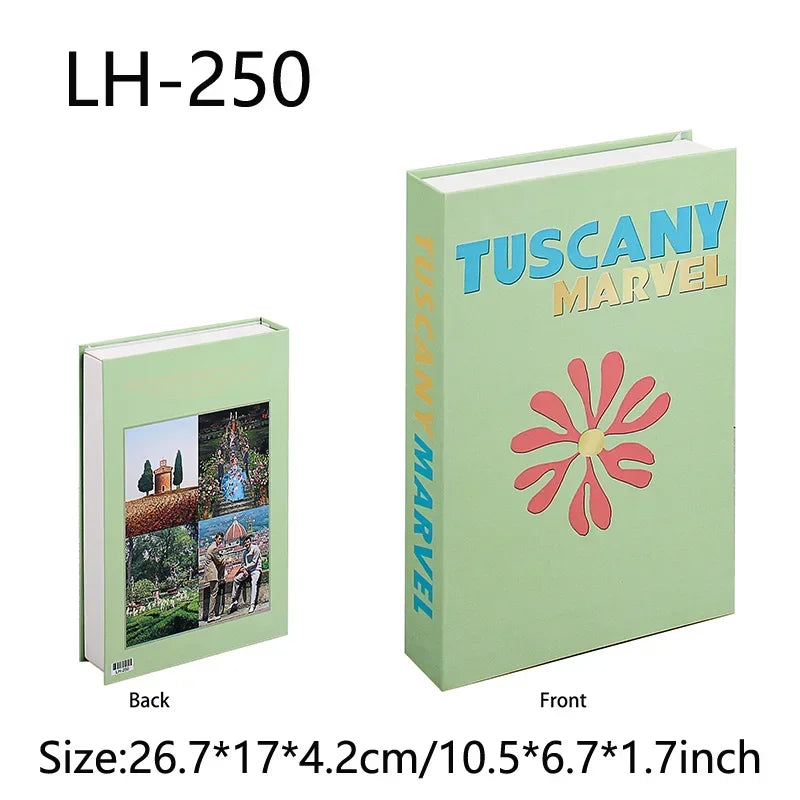 Travel Series Fake Book Decoration Coffee Table Living Room Fashion Fake Book Storage Box Decor Model Room IBIZA CAPRI