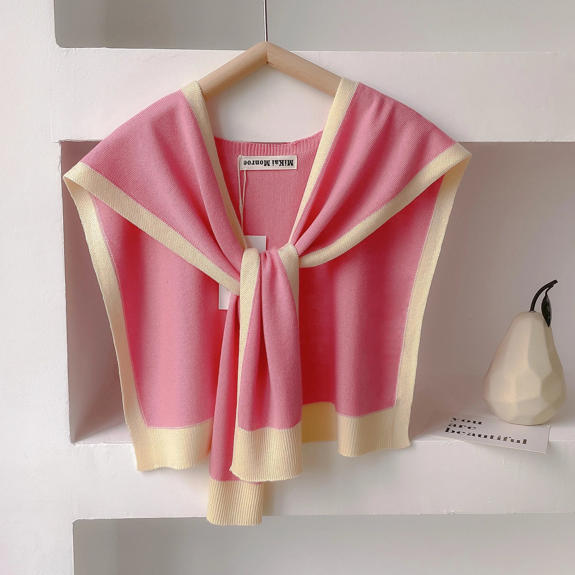 2025 Spring And Autumn Knitted Shawl With Summer Office Air-Conditioned Room Neck And Shoulder Scarf Casual Fashion Outdoor