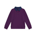Mali's AW Family Matching Outfits Boys Sweatshirt Denim Collar