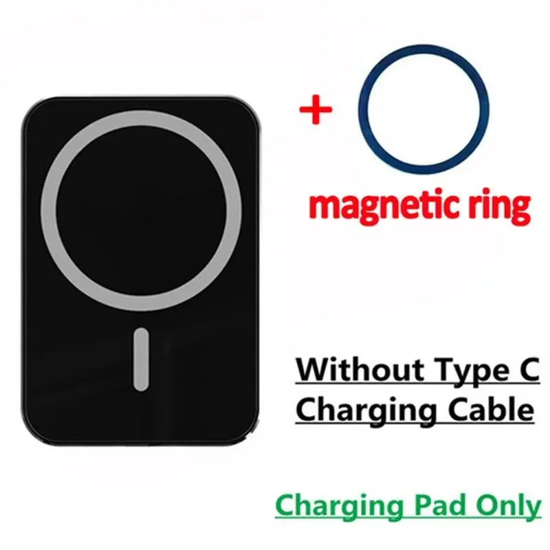 Magnetic Car Wireless Charger For iPhone 12 13 14 15 Pro Max Mini Magnet Car Phone Holder Stand Mount 15W Fast Charging Station