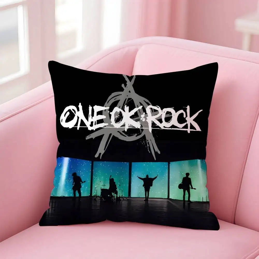 ONE OKBand O-ONE OK R-ROCK Ambitions Pillow Case pattern printing pillowcase living room sofa cushion cover bedroom room decor