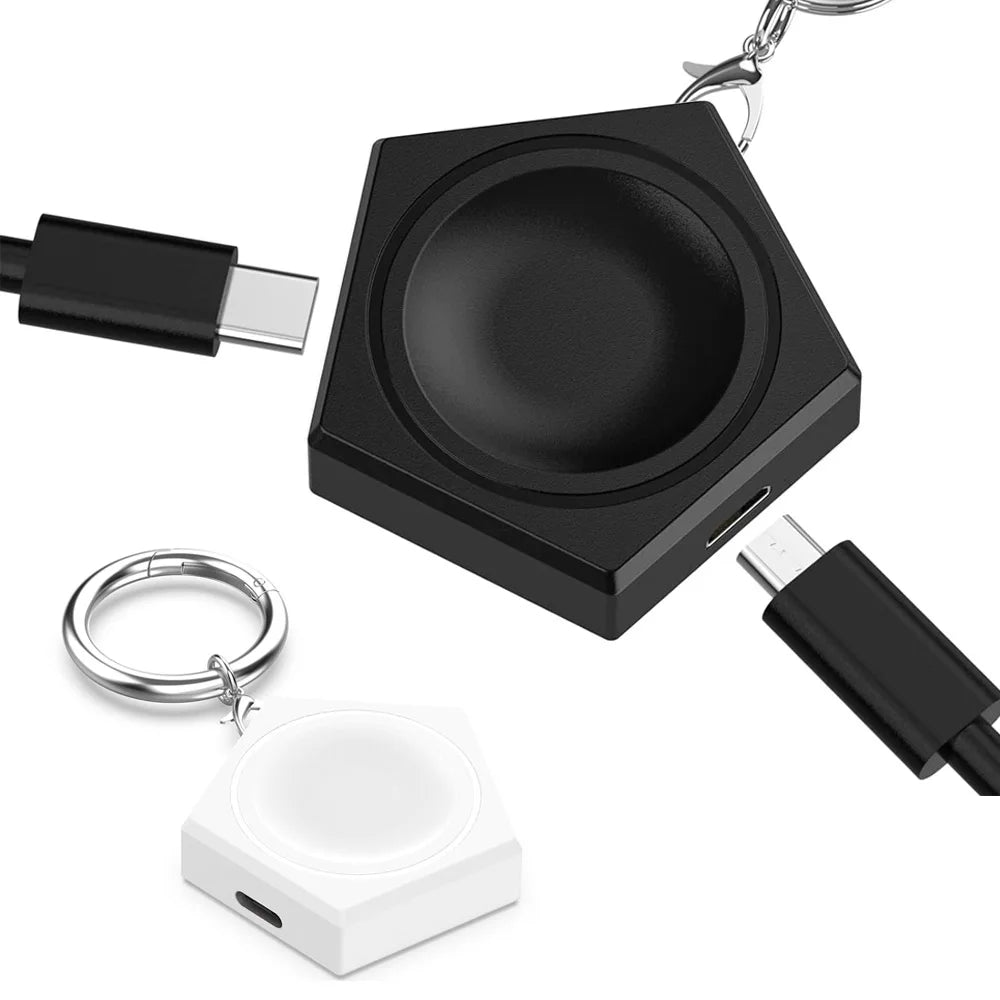 Portable Charger for Samsung Galaxy Ultra 2025/Watch 8/ 7/6 Classic/5/5 Pro/Active 2/Watch4/3 Magnetic Keychain Wireless Charger