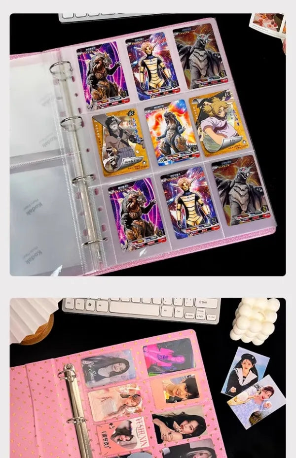 10Pcs A4 Double Sided Photo Sleeves Pages -Thick Clear Photo Album Inserts For Trading Cards, Postcards, Polaroids, Laser Ticket