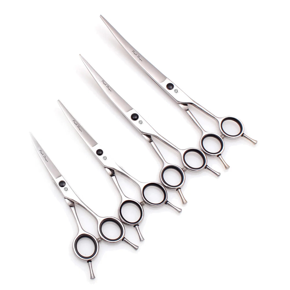Dog Grooming Scissors Professional 5.5" 6" 7" 8" JP Stainless Bend UP Scissors Up Curved Shears Pet Scissors Animal Shears Z1028