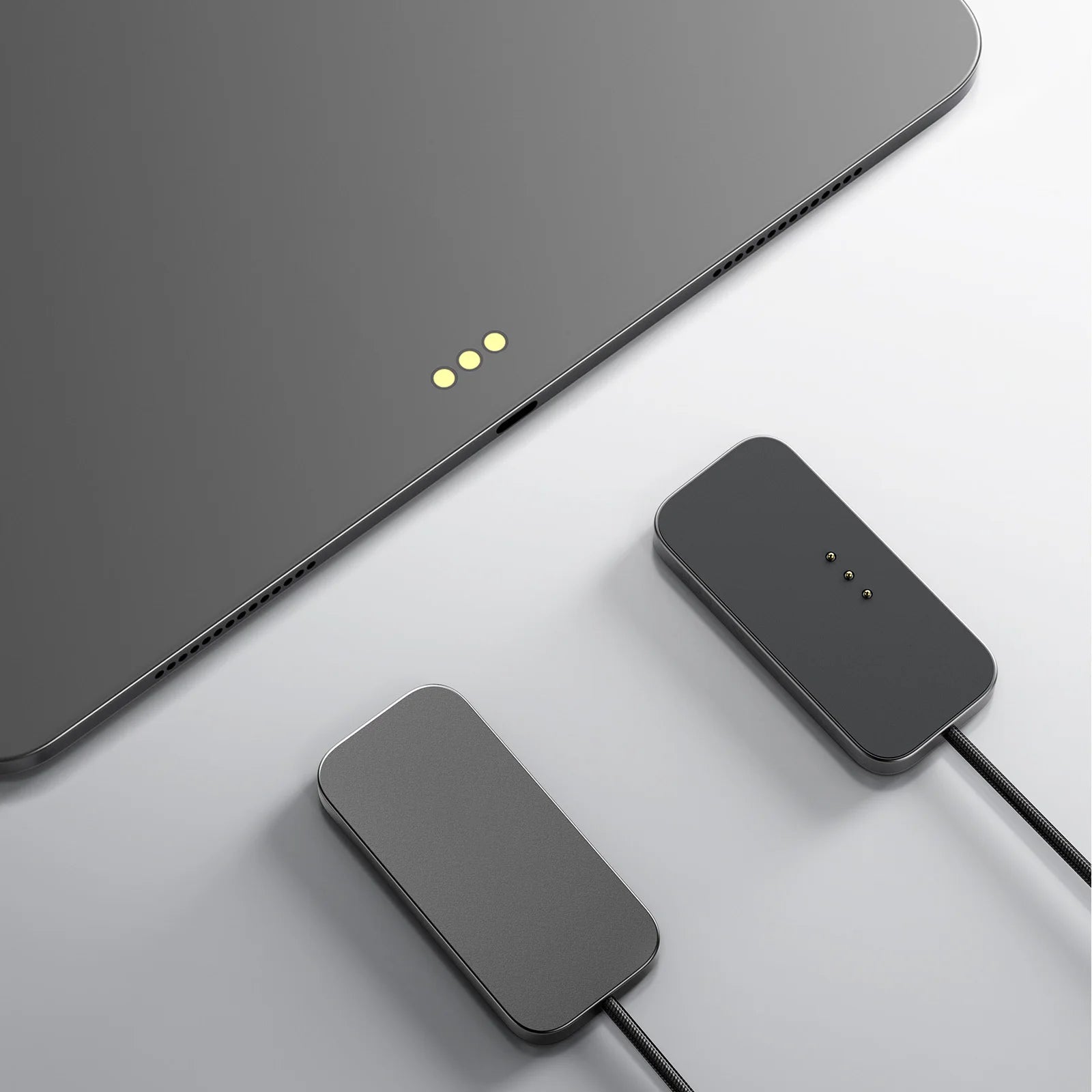For iPad Pro Magnetic Wireless Charger Aluminum Alloy Fast Charging Smart Chargers With 2m Cord For iPad Pro 13"/11"/12.9"/10.9"