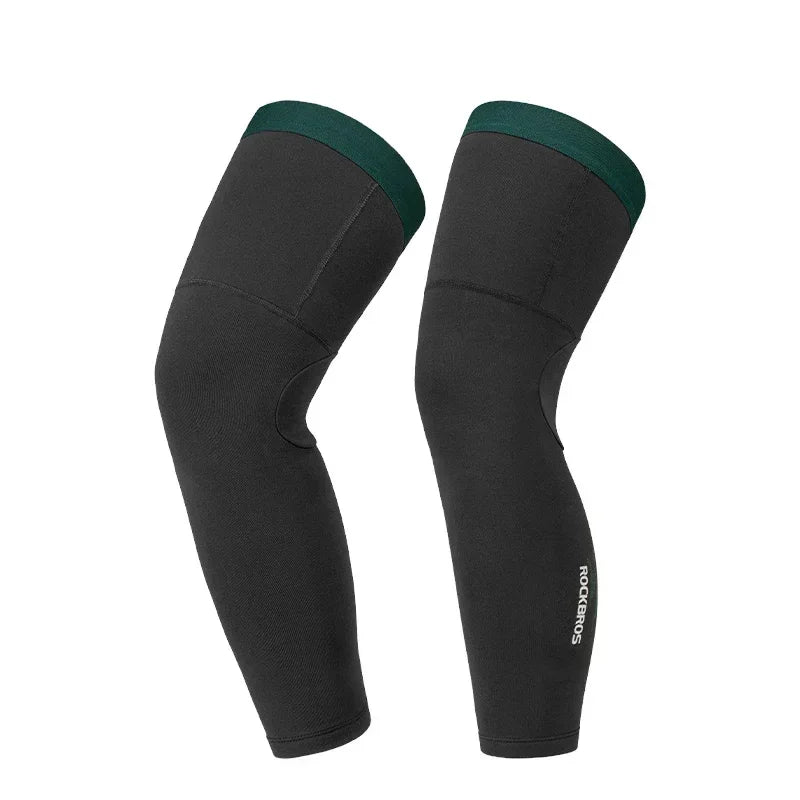 ROCKBROS Cycling Sleeve Leg Sleeve Windproof Sports Fleece Sleeves