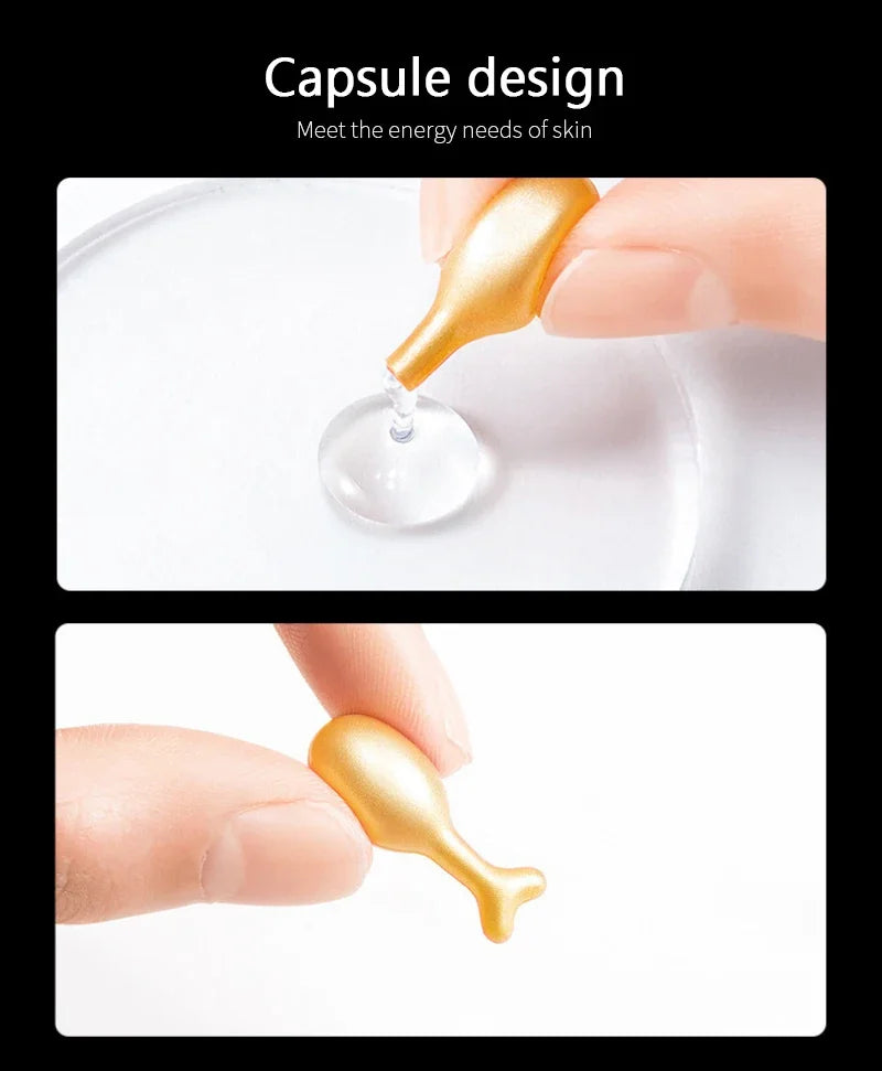 50Pcs Collagen Face Care Capsules Serum Spot Acne Wrinkle Remover Firming Whitening Hyaluronic Acid Essence Korean Skin Care