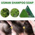 120g Seven Green Platycladi Usman Grass Handmade Shampoo Soap