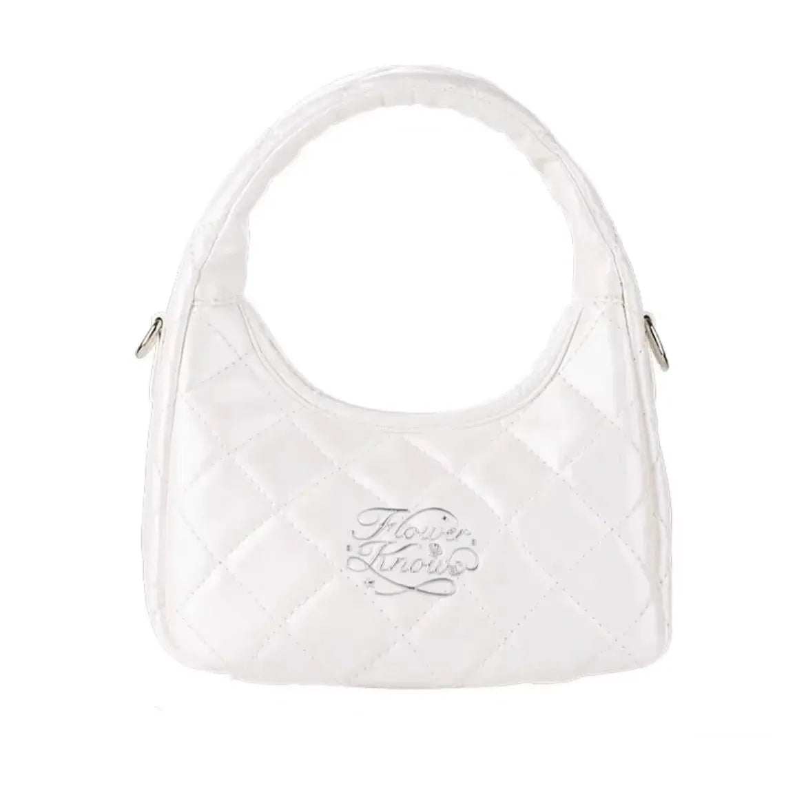 Flower Know Limited Surrounding 7th Anniversary Makeup Folding Hand Mirror Portable Makeup Storage Satchel  Bag