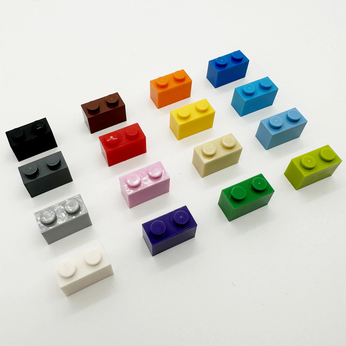 Bricks Compatible 3004 1x2 Dots DIY Building Blocks Thick