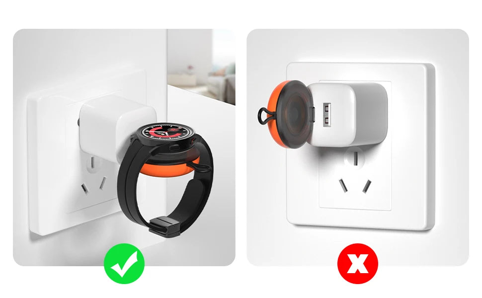 USB C Portable Watch Magnetic Wireless Charger For Apple Watch Ultra 2 3 4 5 6 7 8 9 SE Samsung Galaxy 6 Classic 5 Pro 4 Active