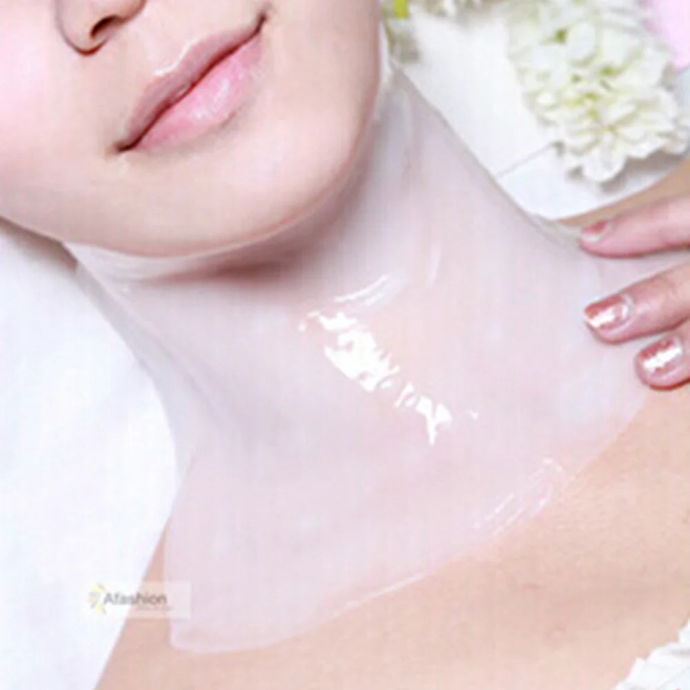 Collagen Crystal Anti Wrinkle Anti Aging Neck Mask Skin Whitening Nourishing Tighten Neck Mask Lift Mask Skin Care