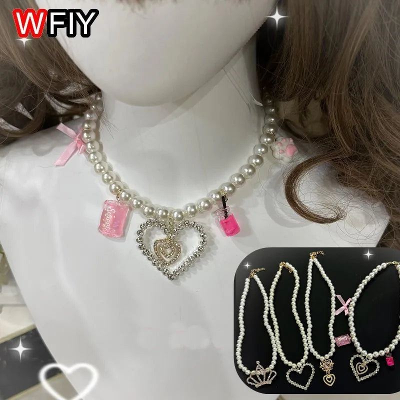 Y2K Dark Spicy Girl Harajuku Japanese Gal Womem Sweet Peach Heart