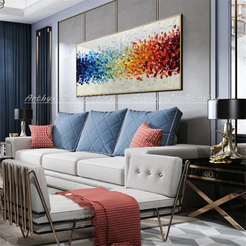 Classic Abstract Aesthetics Wall Art Block Texture HD Oil On Canvas Posters And Prints Home Bedroom Living Room Decoration Gifts