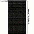3D Brick Wall Stickers Black Wallpaper Anti-collision TV Backdrop Home Decoration Wall Art Decor Bedroom 70*200cm