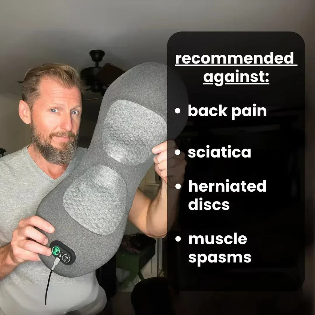Multi-functional 3-in-1 Back Massager with Relief Bed Sleeping Shiatsu