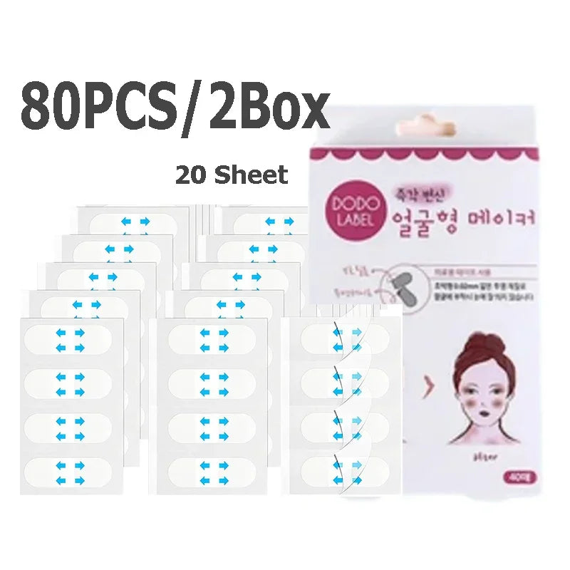 30/20/10Sheets v Lift Face Sticker Invisible Makeup Adhesive Lift