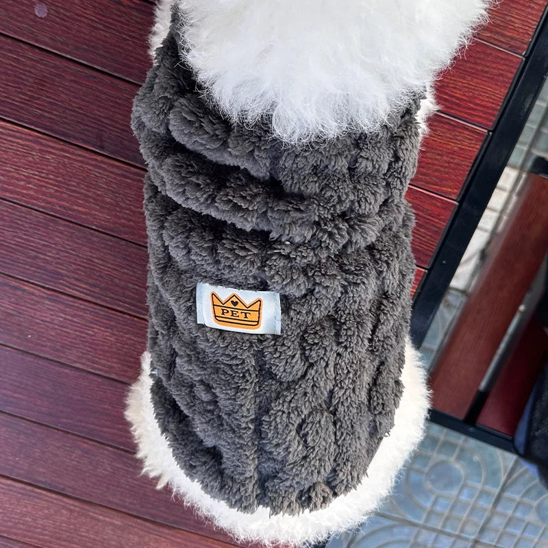 Dog Sweater for Small Dogs Winter Warm Solid Color Pet Sweater for Small Medium Dogs Dachshund Puppy Clothes Dog Supplies