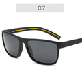 MUSELIFE Polarized Sunglasses for Men - Fashion Square Design Driving Eyewear in Plastic - Oculos de Sol for Travel