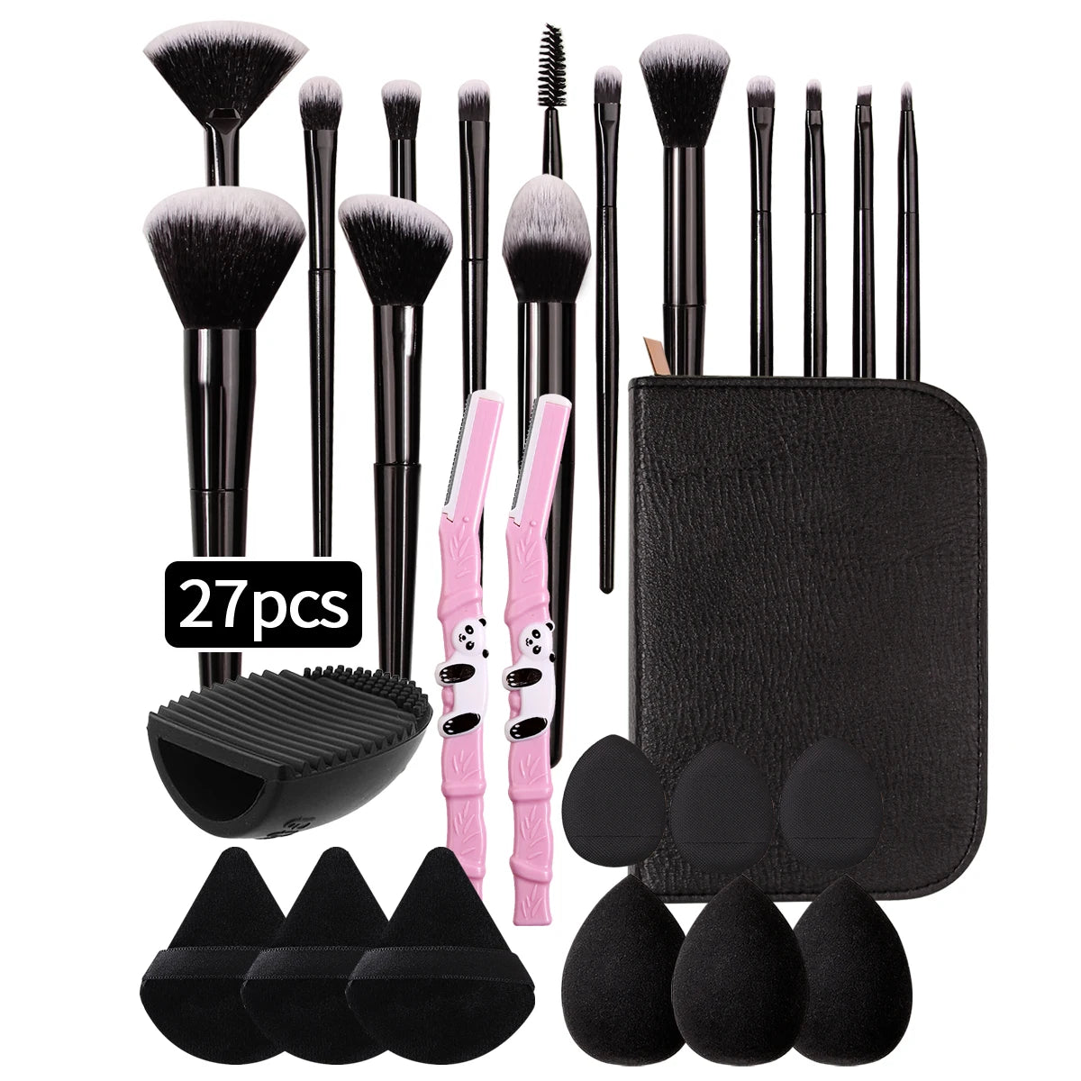 27/14/9/1PCS Professional Makeup Brush Set 14 Brushes