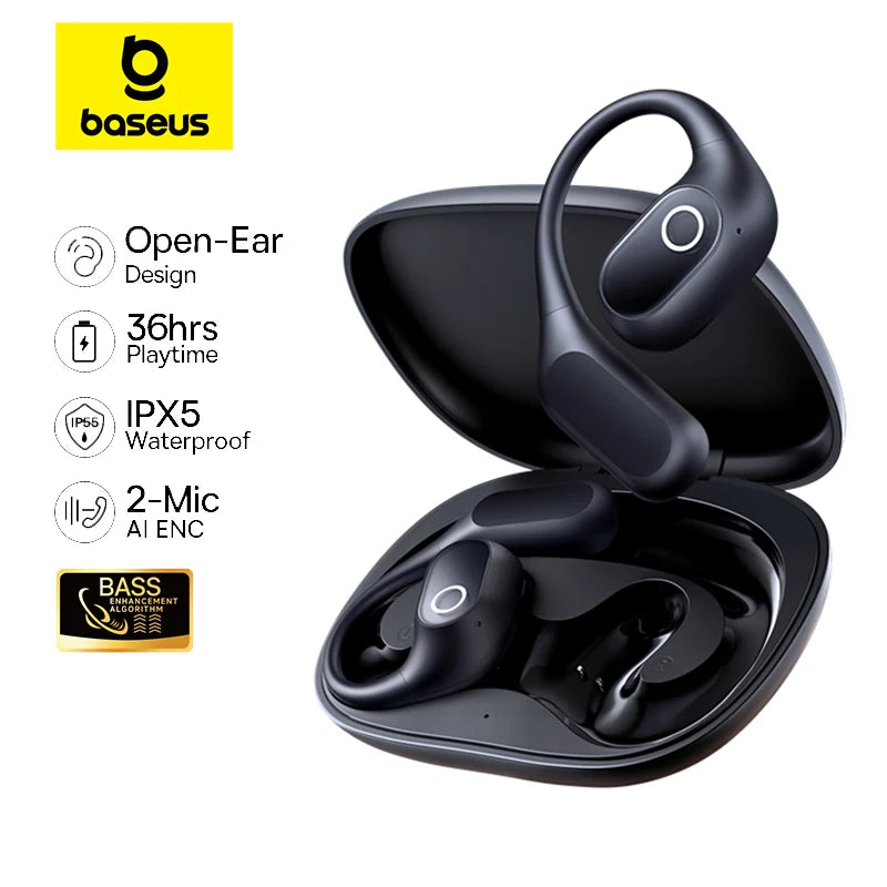 Baseus Eli 2i Fit Open-Ear Earphones True Wireless Bluetooth 6.0