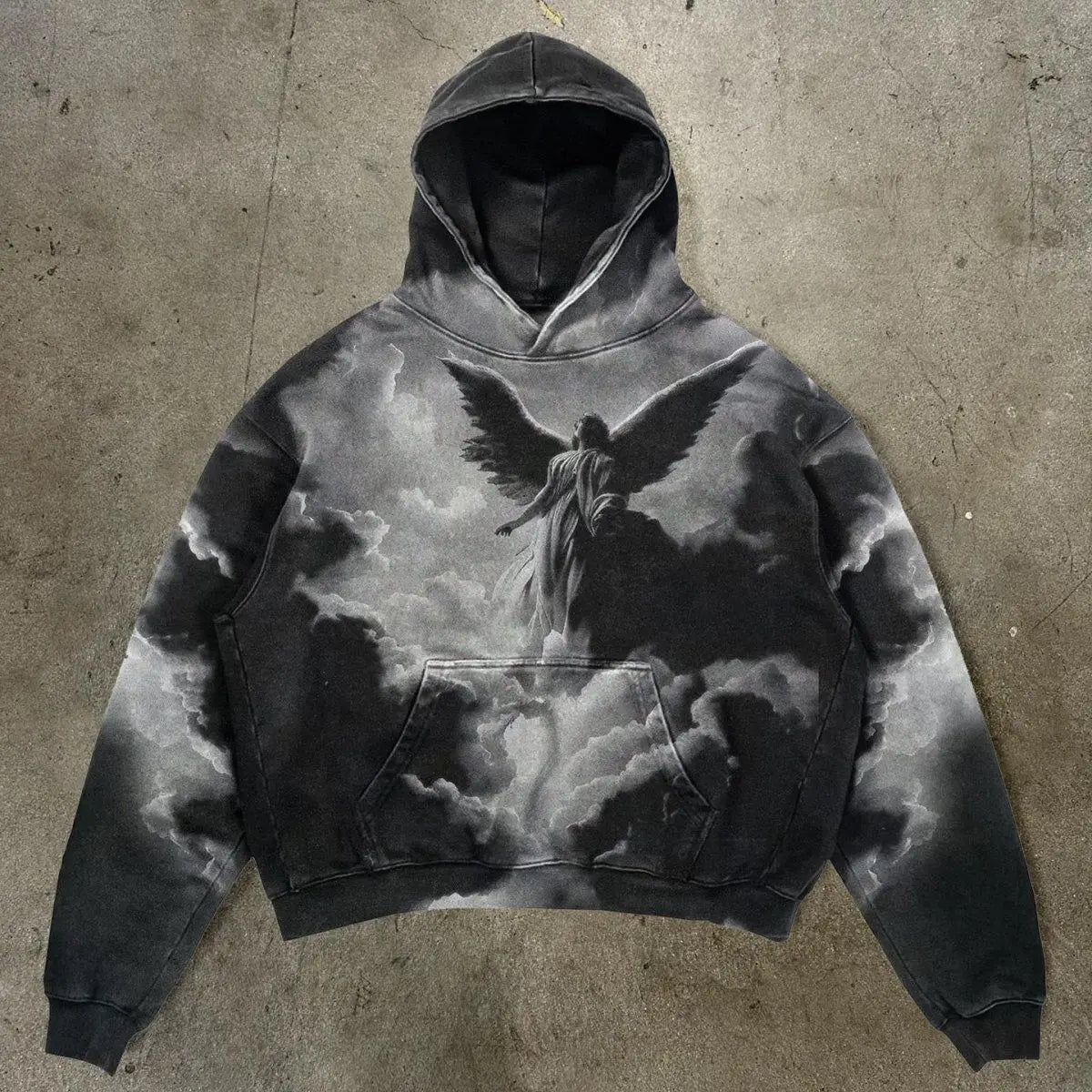 Plus Size Graphic Regular Male Hoodie Overfit Y2k Clothes High Quality Korean Style Pastel Color Cotton Men's Hooded Sweatshirt
