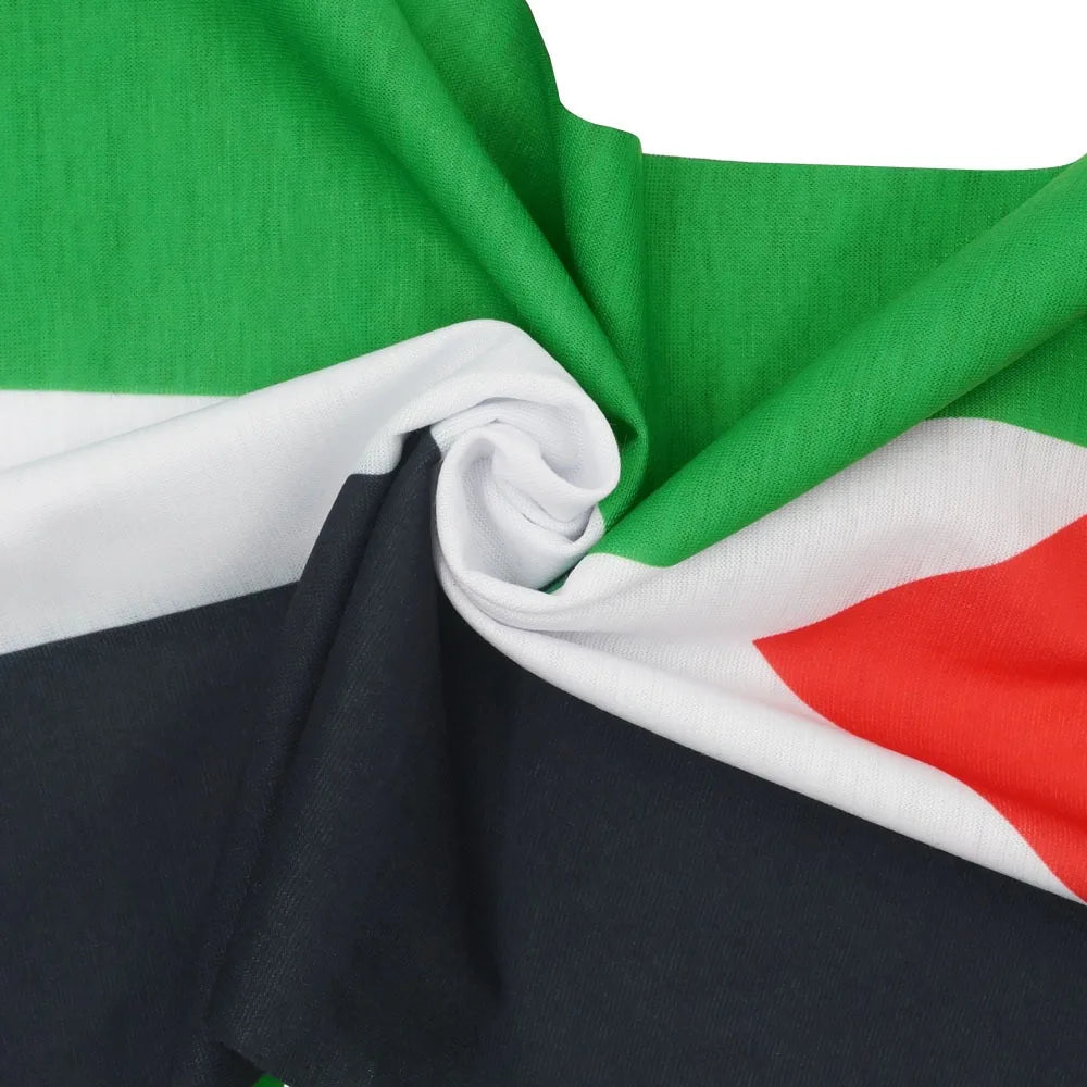 Palestine Flag Scarf25x 50cm Palestinian Keffiyeh Bandanas Neck Gaiter Seamless Arabia Scarves Palestine Arabic Face Masks
