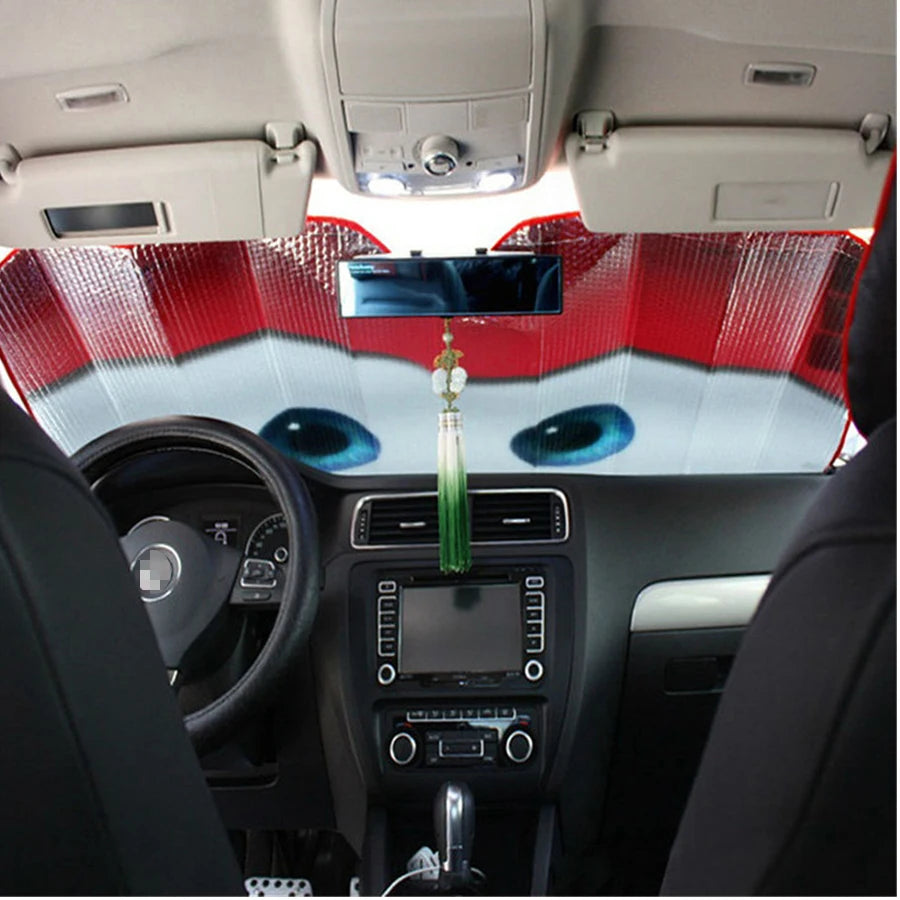 Car Solar Protection 6 Colors Eyes Heated Windshield Sunshade