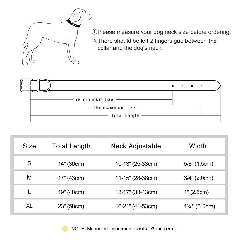 Soft Leather Padded Dog Collar Adjustable Durable Dog Collars For Small Medium Dogs Perro Bulldog Pug Pitbull Pet Accessories
