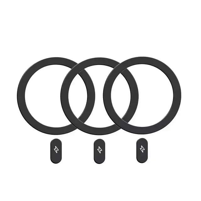 1-5Pcs Universal Metal Plate Ring for Magsafe Magnetic Wireless Charger Iron Sheet Sticker Car Phone Holder for IPhone 14 15 16