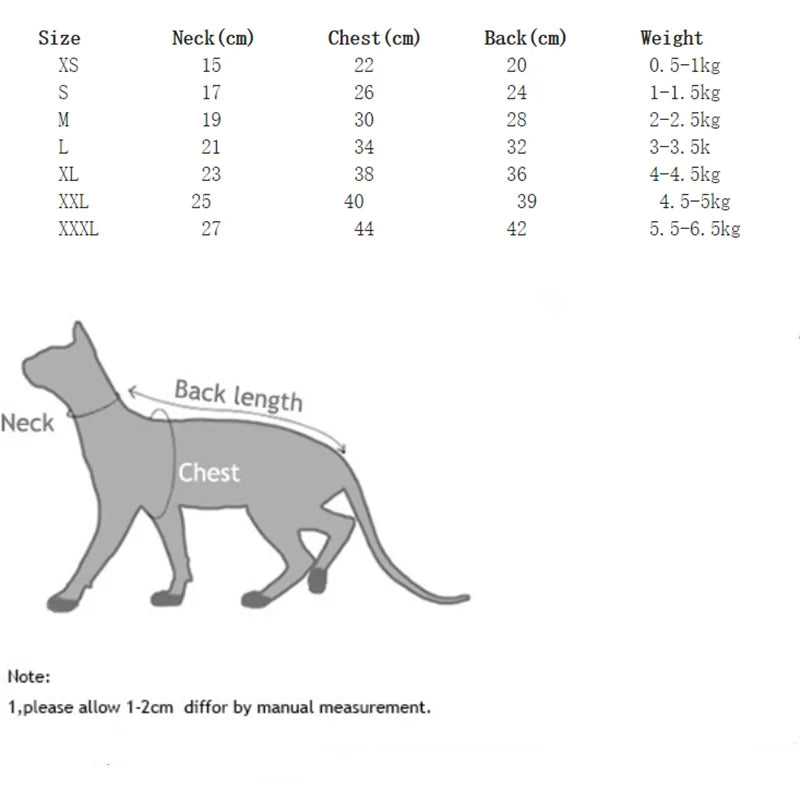 Winter Green Plaid Suit for Cats Thick Fleece Vest Warm Long Sleeves Undercoat for Hairless Cat Spring Sweatshirt for Sphynx