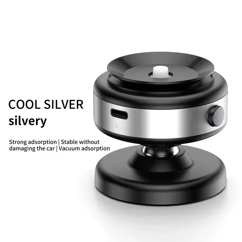 Car Center Console Wireless Charger Magnetic Vacuum Suction Cup Phone Holder for Magsafe iPhone 16 15 14 13 Fast Charging Stand