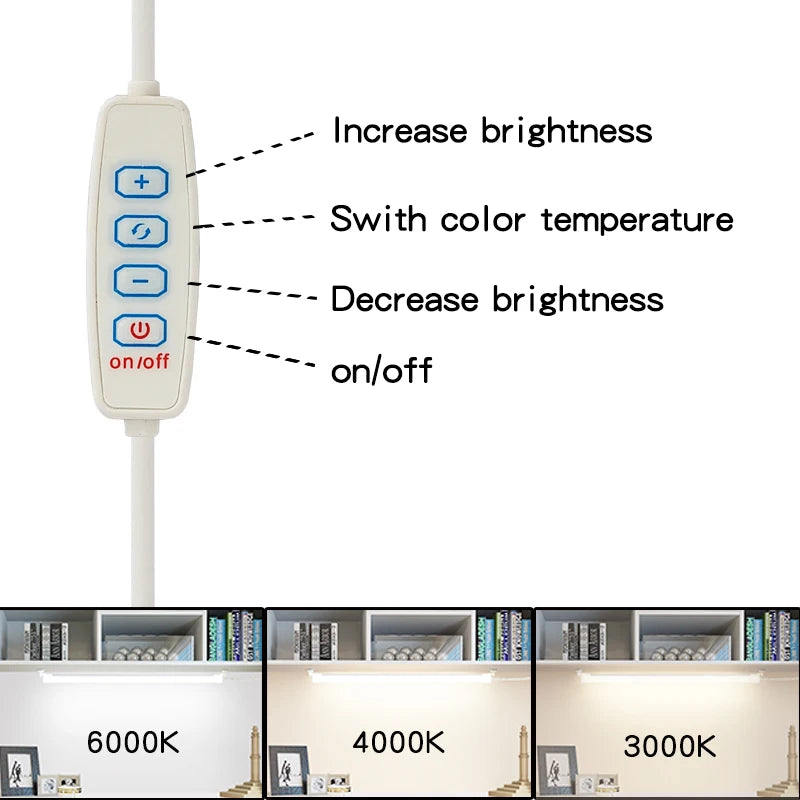 LED Under Cabinet Lighting Magnetic Dormitory Reading Lamp Student