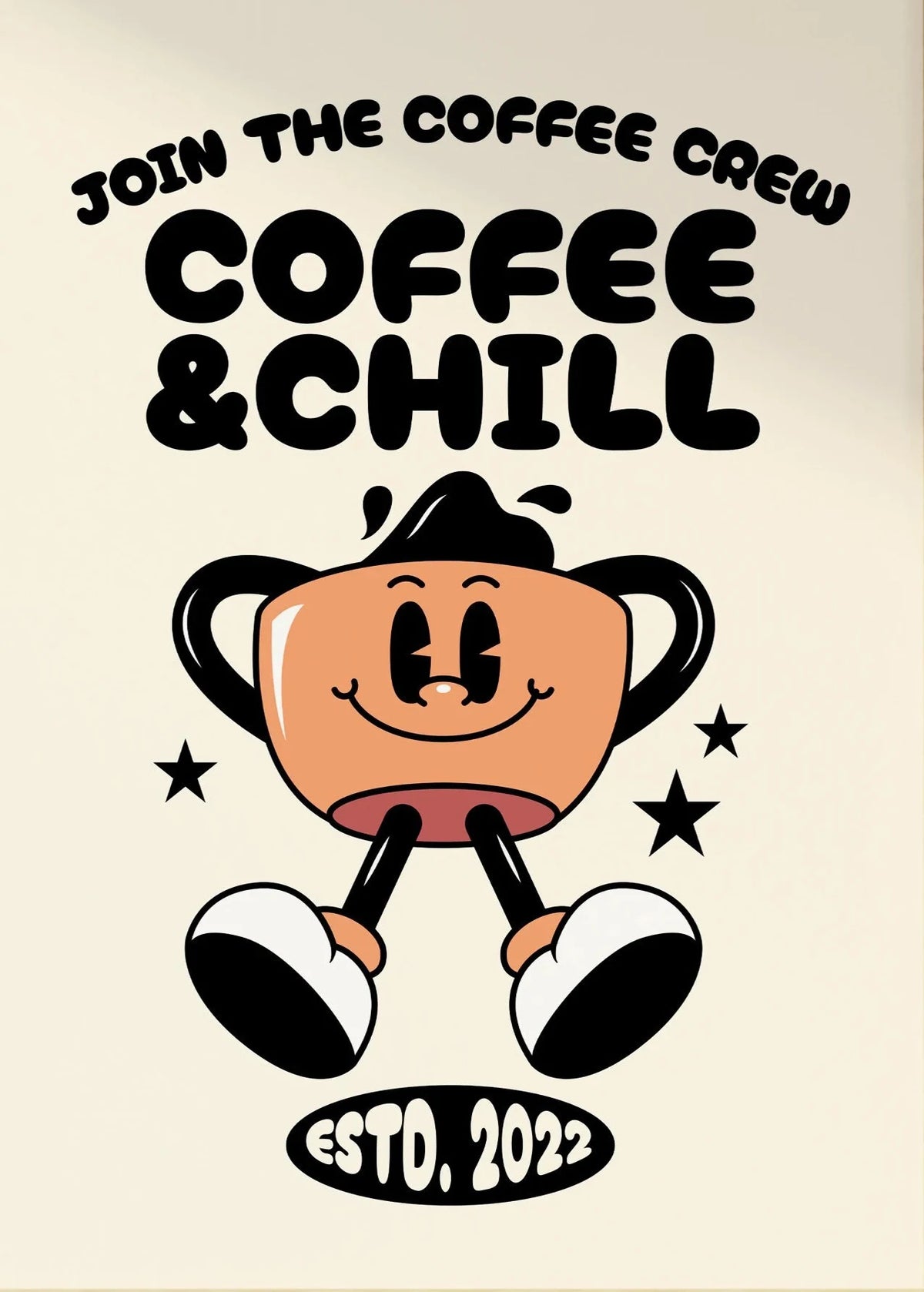 Retro Interesting Cartoon Poster Print Canvas Art Pictures Home for Kitchen and Living Room Modern Wall Decor Frameless Painting