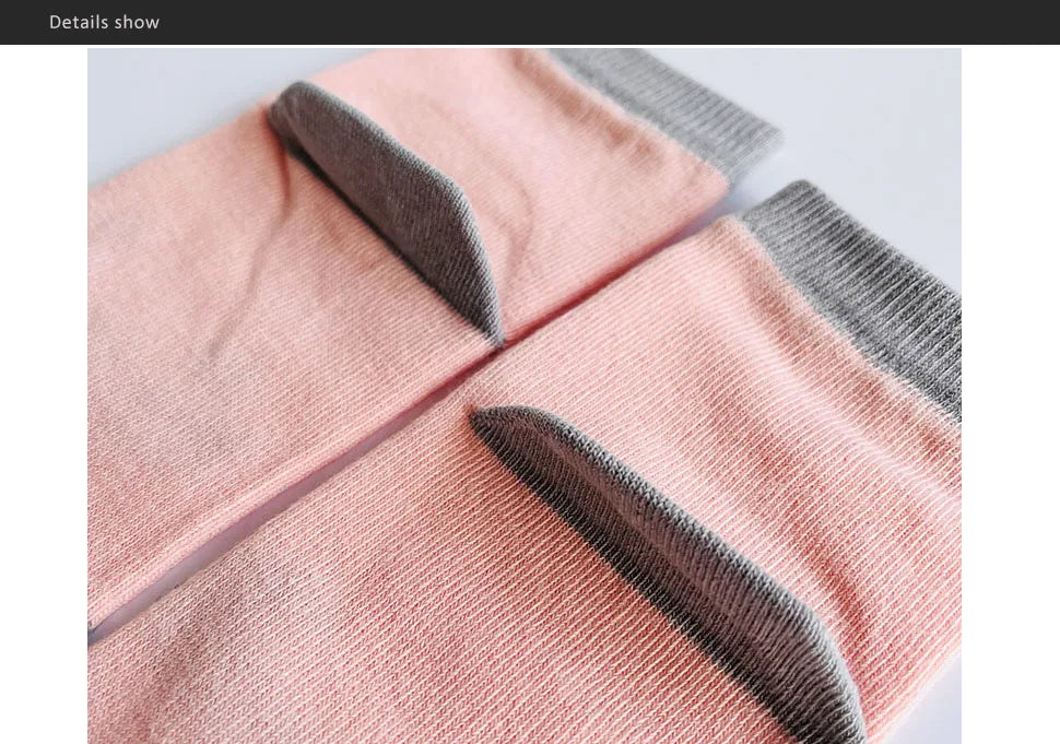 Cute Short Toe Socks Women Girl Cotton Striped Cat Love Fashion Sweat-Absorbing Anti-Bacterial Breathable Warm Five Finger Socks