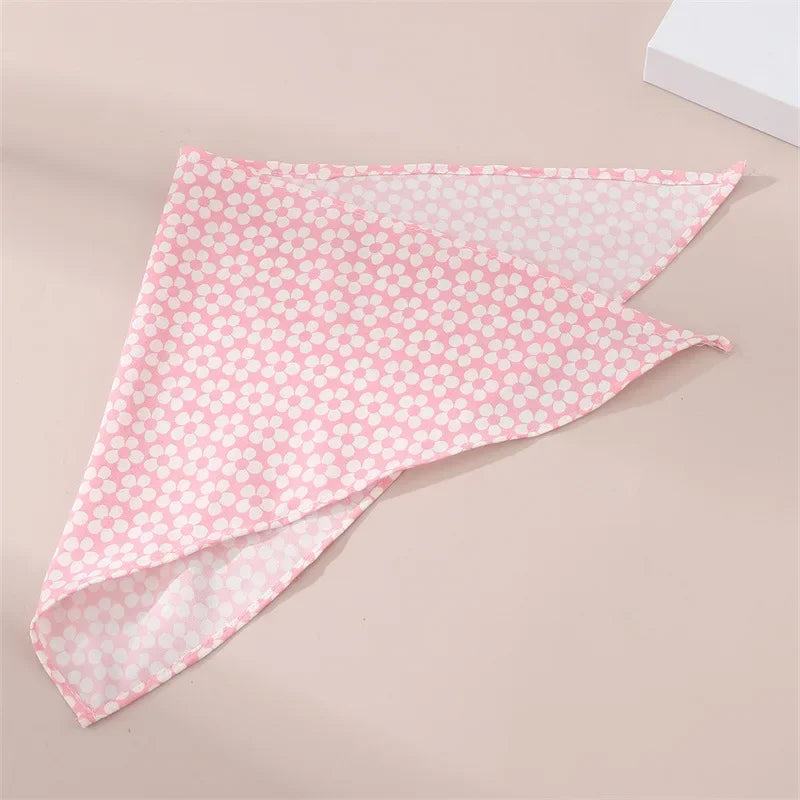 Pet Saliva Towel Pet Dog Saliva Bib Bib Cat Bib Scarf Printed Triangle Scarf