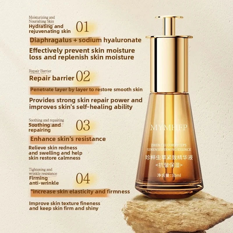Cordyceps Sinensis Anti-aging Serum Anti-wrinkle Whitening Brightening Promote collagen Reduce Fine Line Skin Care Essence