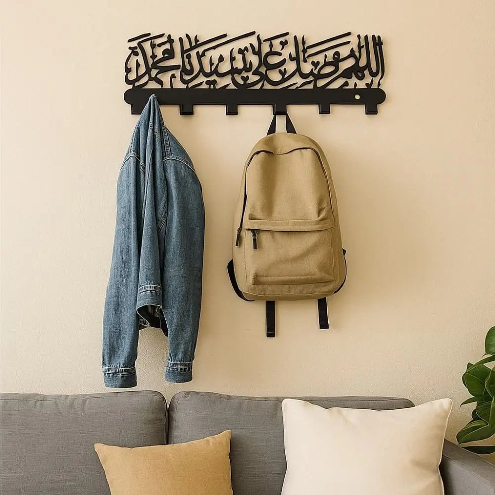 Practical Rust-Resistant Wall-Mounted Keys Holder Durable Stylish Towel Coat Rack Decorative Towel Holder For Entryway